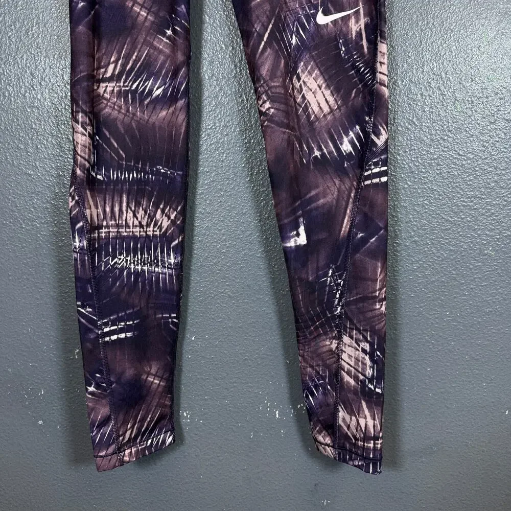 Nike Pro M women’s purple Dri Fit Tight Leggings Workout Pants